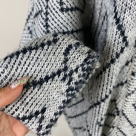 Billabong Oversized Waterfall Cardigan Geometric - Picture 8 of 15